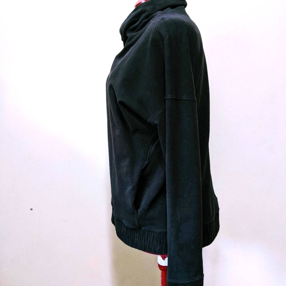 Lululemon Black Stress Less Pullover Sweater 10 L - Picture 3 of 5